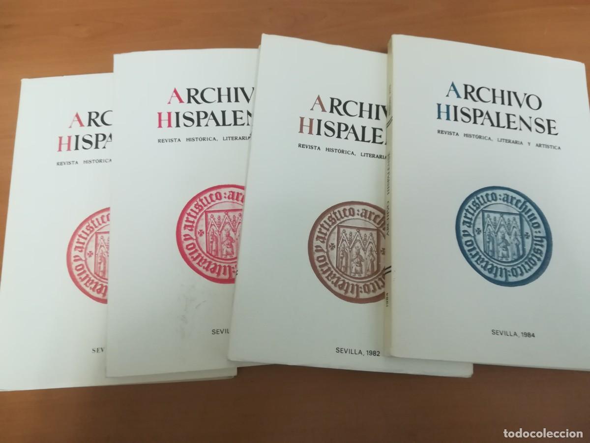 Libros de segunda mano: ARCHIVO HISPALENSE. LOTE DE 4 TOMOS. - Foto 1