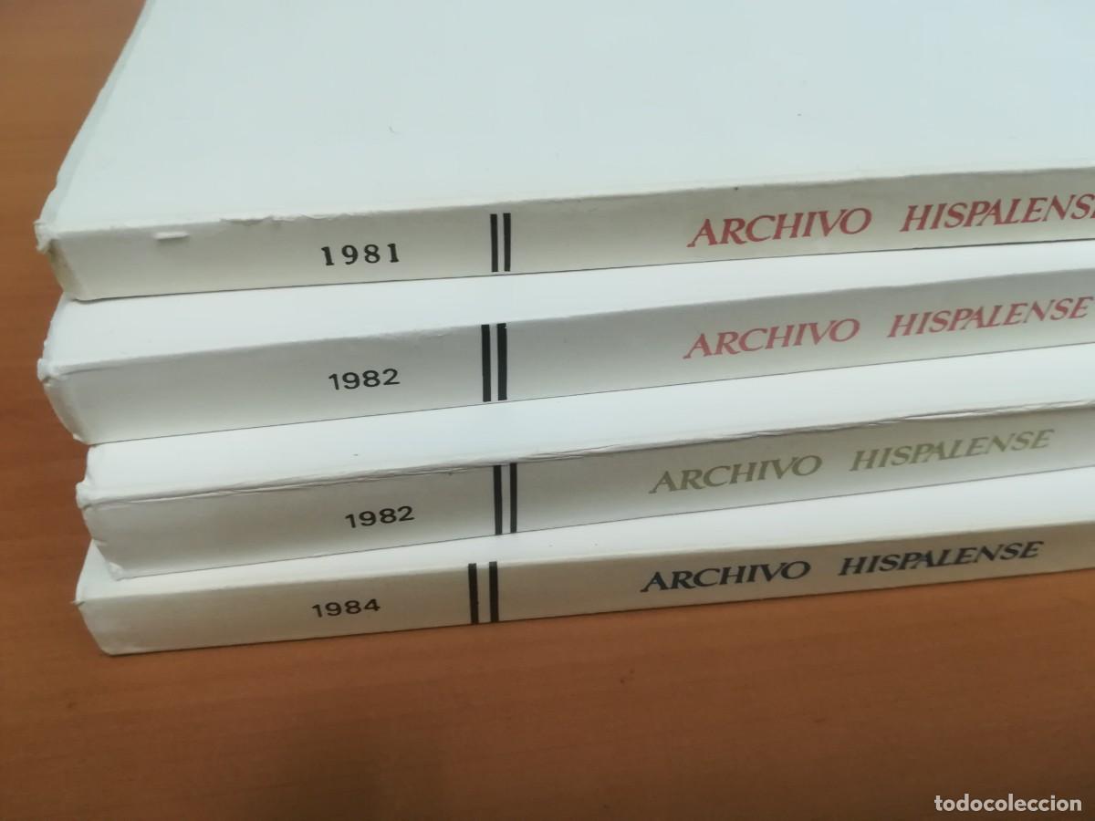 Libros de segunda mano: ARCHIVO HISPALENSE. LOTE DE 4 TOMOS. - Foto 2