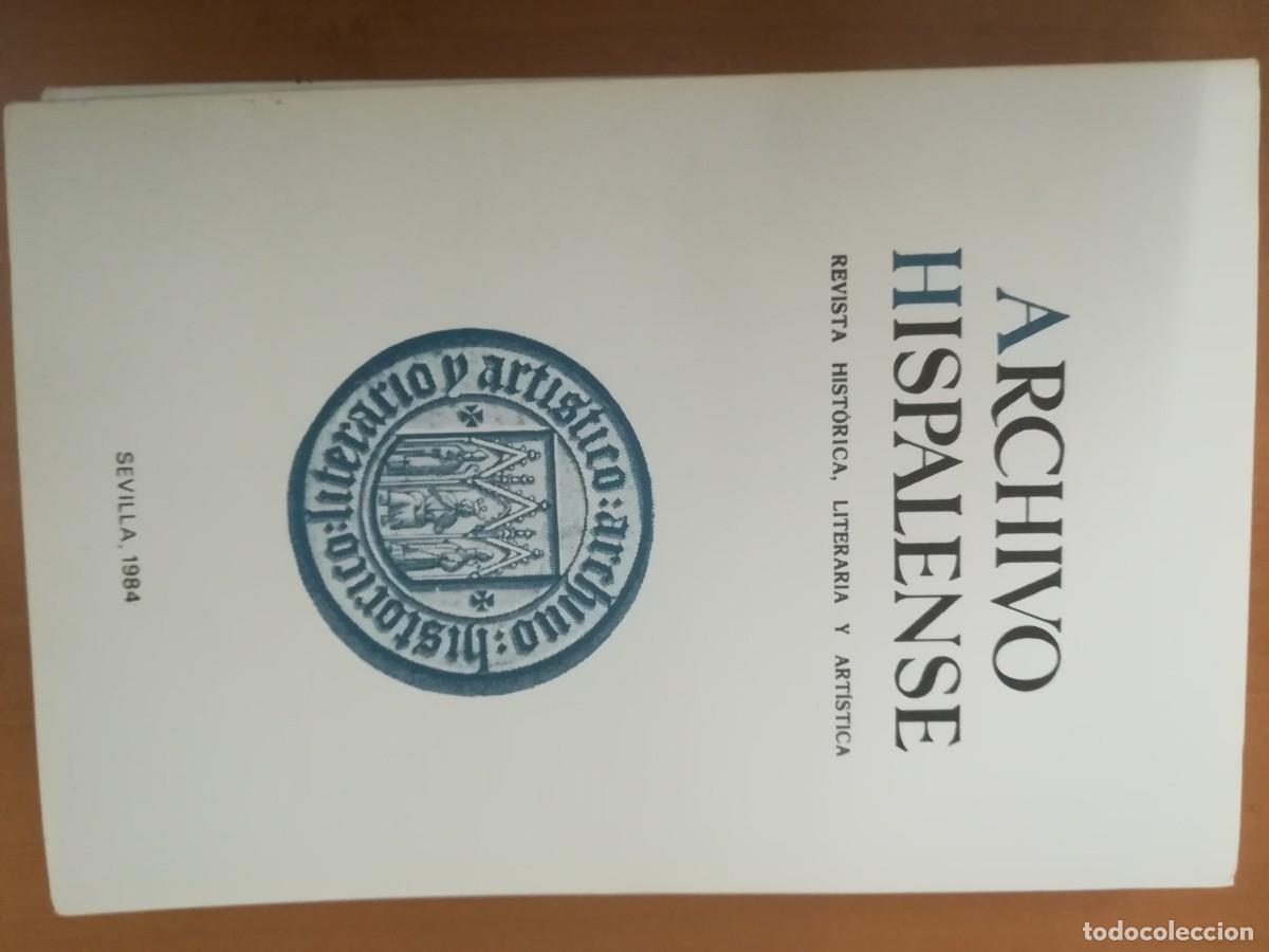 Libros de segunda mano: ARCHIVO HISPALENSE. LOTE DE 4 TOMOS. - Foto 6