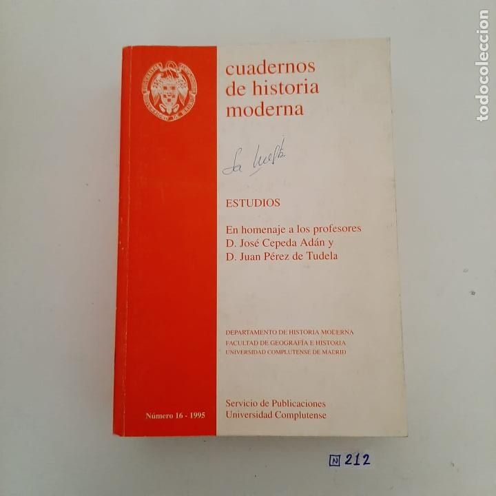 Libros de segunda mano: Cuadernos de Historia Moderna - Foto 1