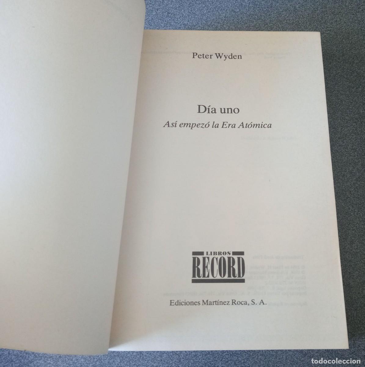 Libros de segunda mano: Dia Uno Peter Wyden - Foto 3