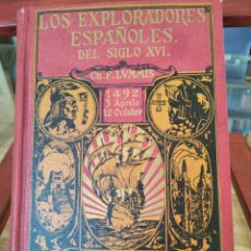 Libros de segunda mano: LOS EXPLORADORES ESPAÑOLES DEL SIGLO XVI-LUMMIS-ARALUCE 1939-EDICION ESPECIAL CASA CORBELLA-AÑO VICT. Lote 387258424