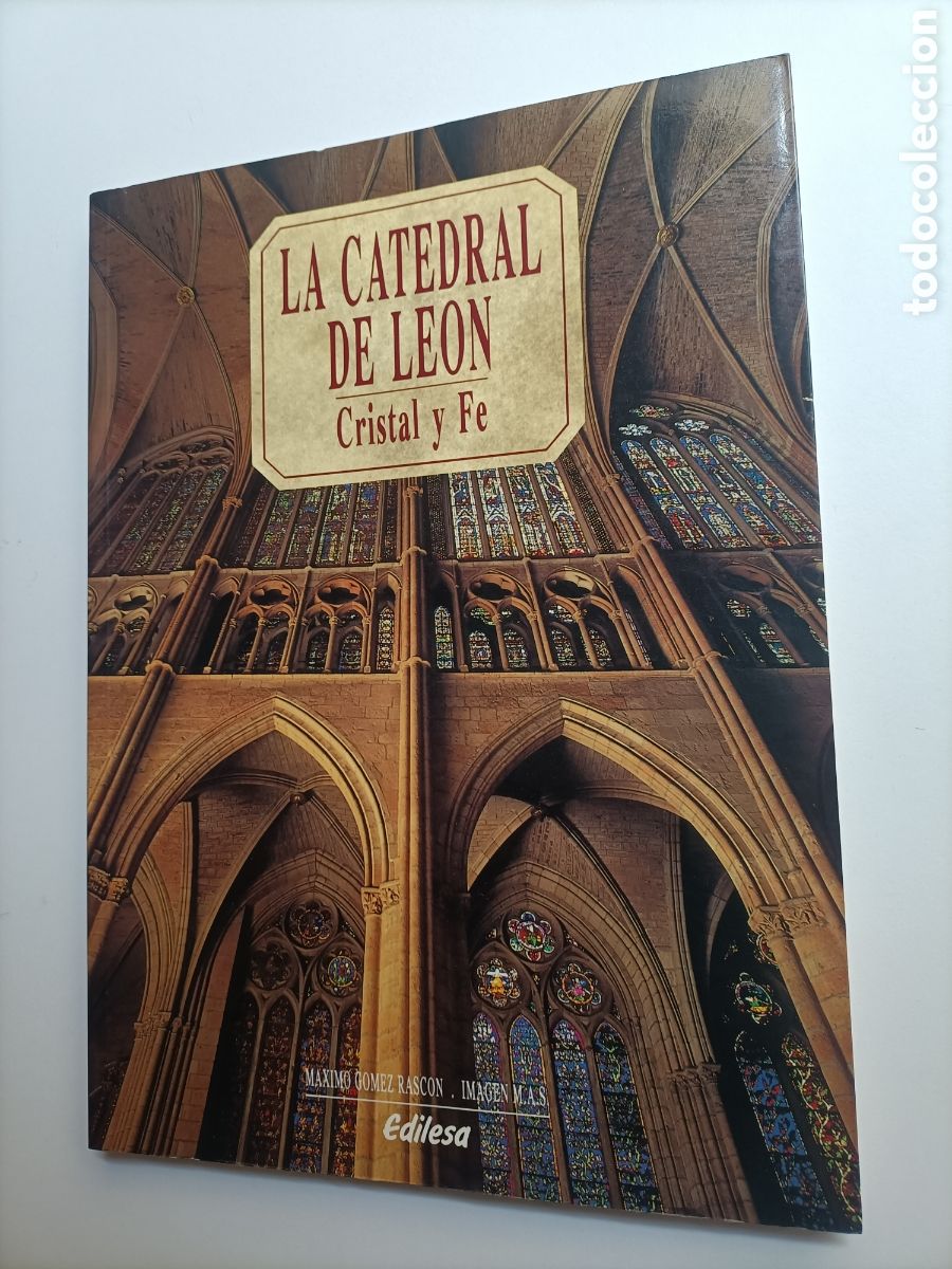 Libros de segunda mano: La catedral de Le&oacute;n. Cristal y fe. M&aacute;ximo G&oacute;mez - Foto 1