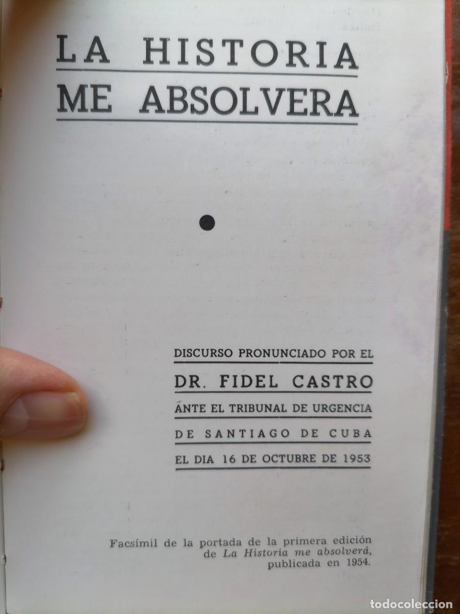 Libros de segunda mano: Fidel Castro la Historia me absolver&aacute; - Foto 8