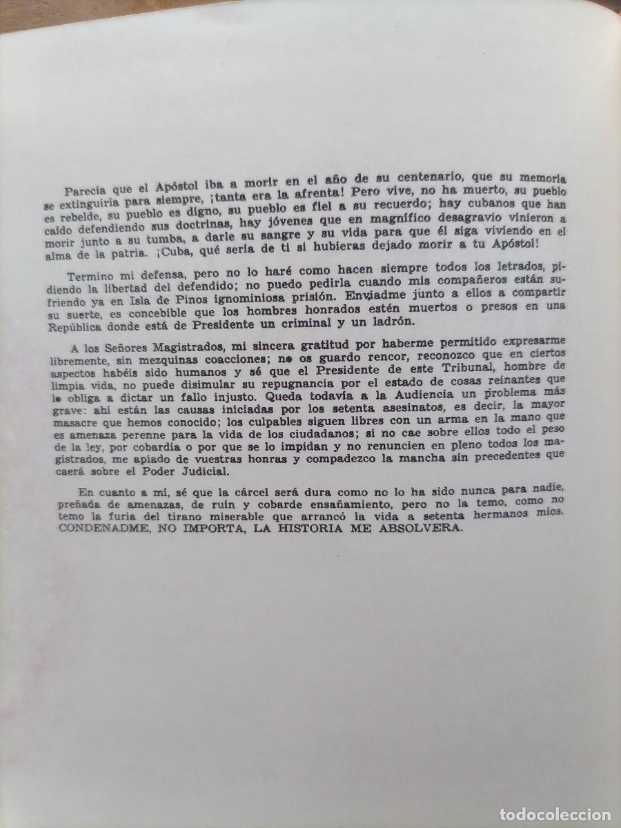 Libros de segunda mano: Fidel Castro la Historia me absolver&aacute; - Foto 9