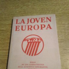 Libros de segunda mano: LA JOVEN EUROPA -