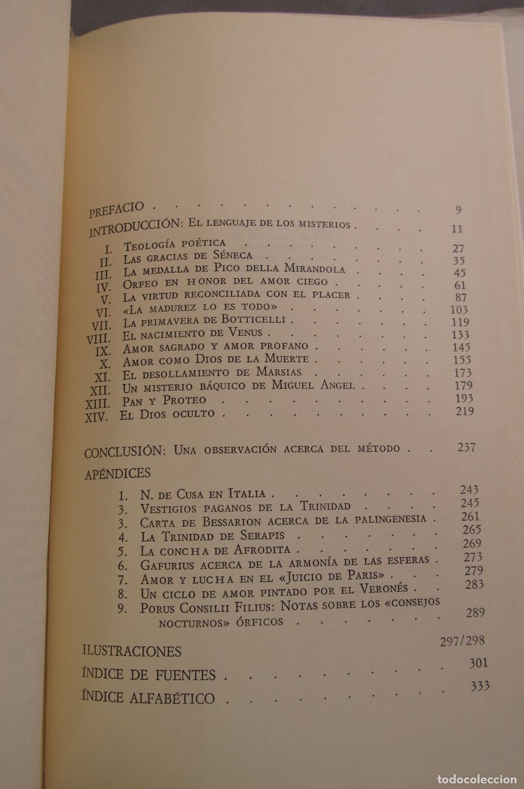 Libros de segunda mano: LOS MISTERIOS PAGANOS DEL RENACIMIENTO. WIND - Foto 2