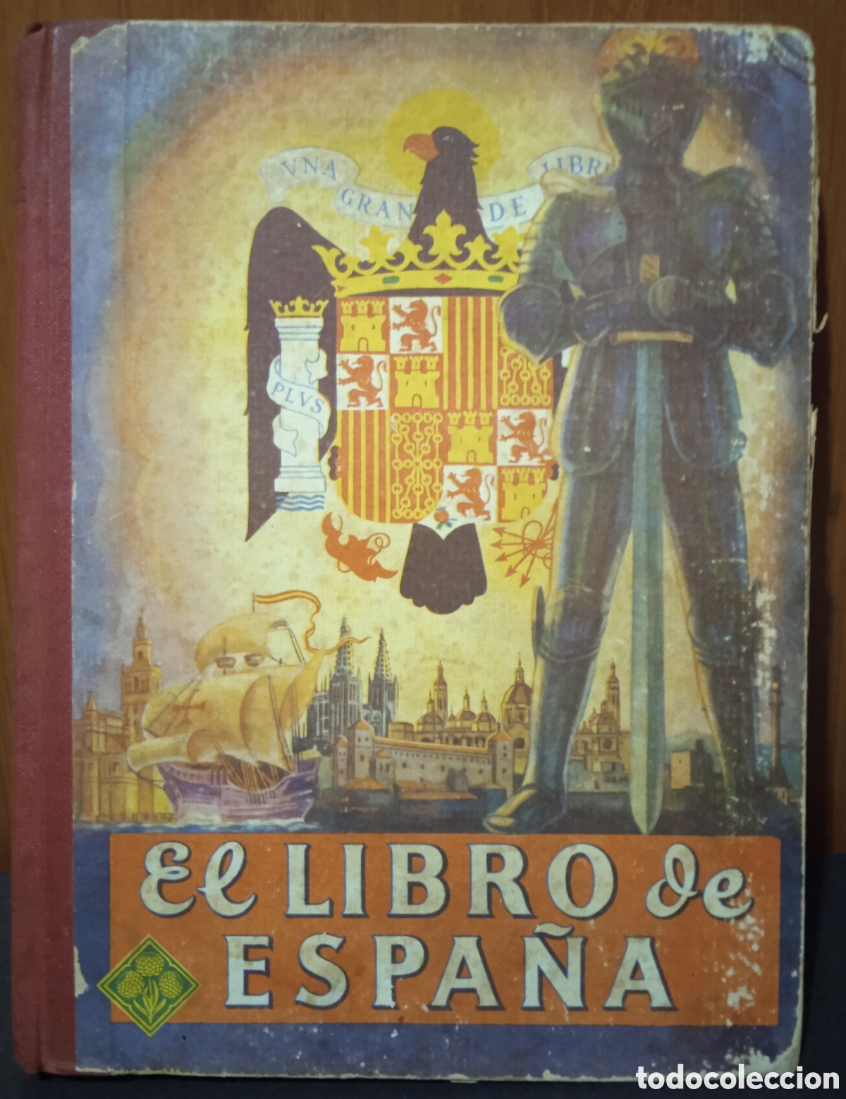 Libros de segunda mano: El libro de Espa&ntilde;a. Libro escolar de la historia de Espa&ntilde;a - Foto 1