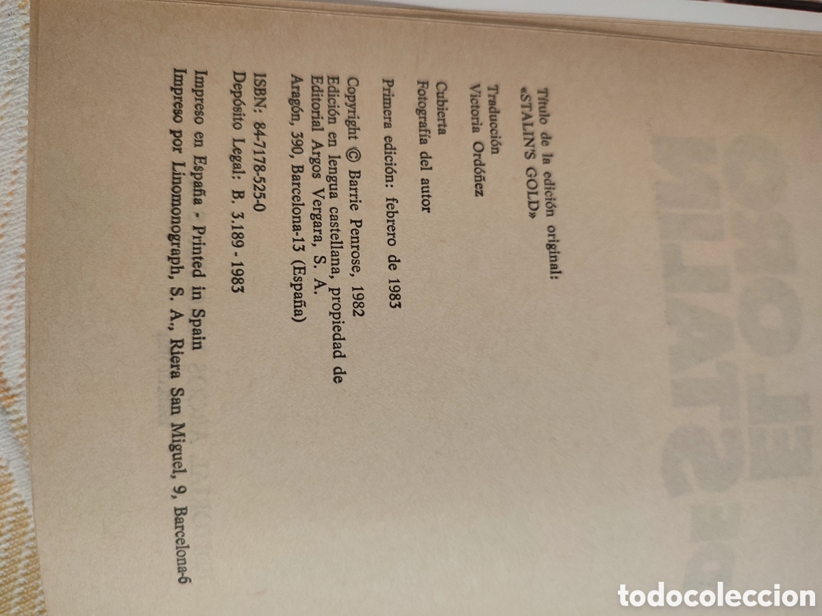 Libros de segunda mano: El oro de Stalin - Foto 2