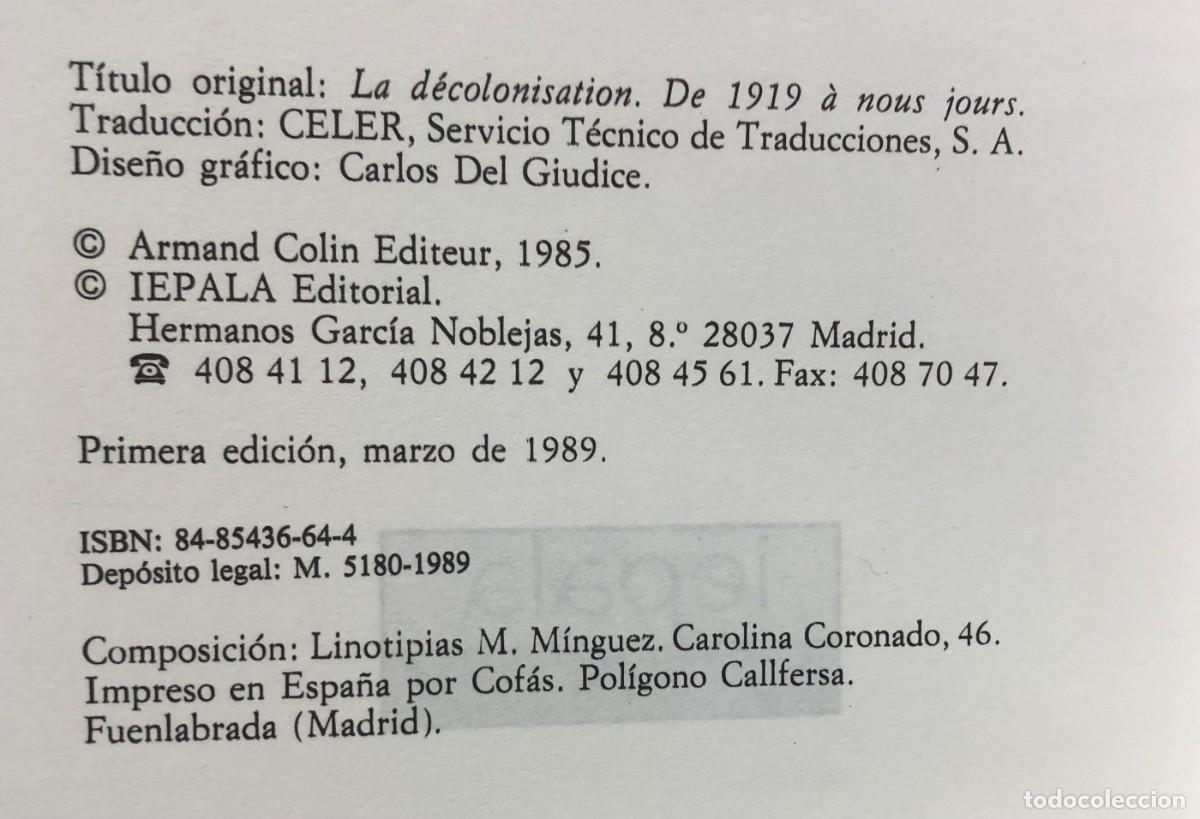 Libros de segunda mano: Historia de las descolonization del siglo xx - Foto 2