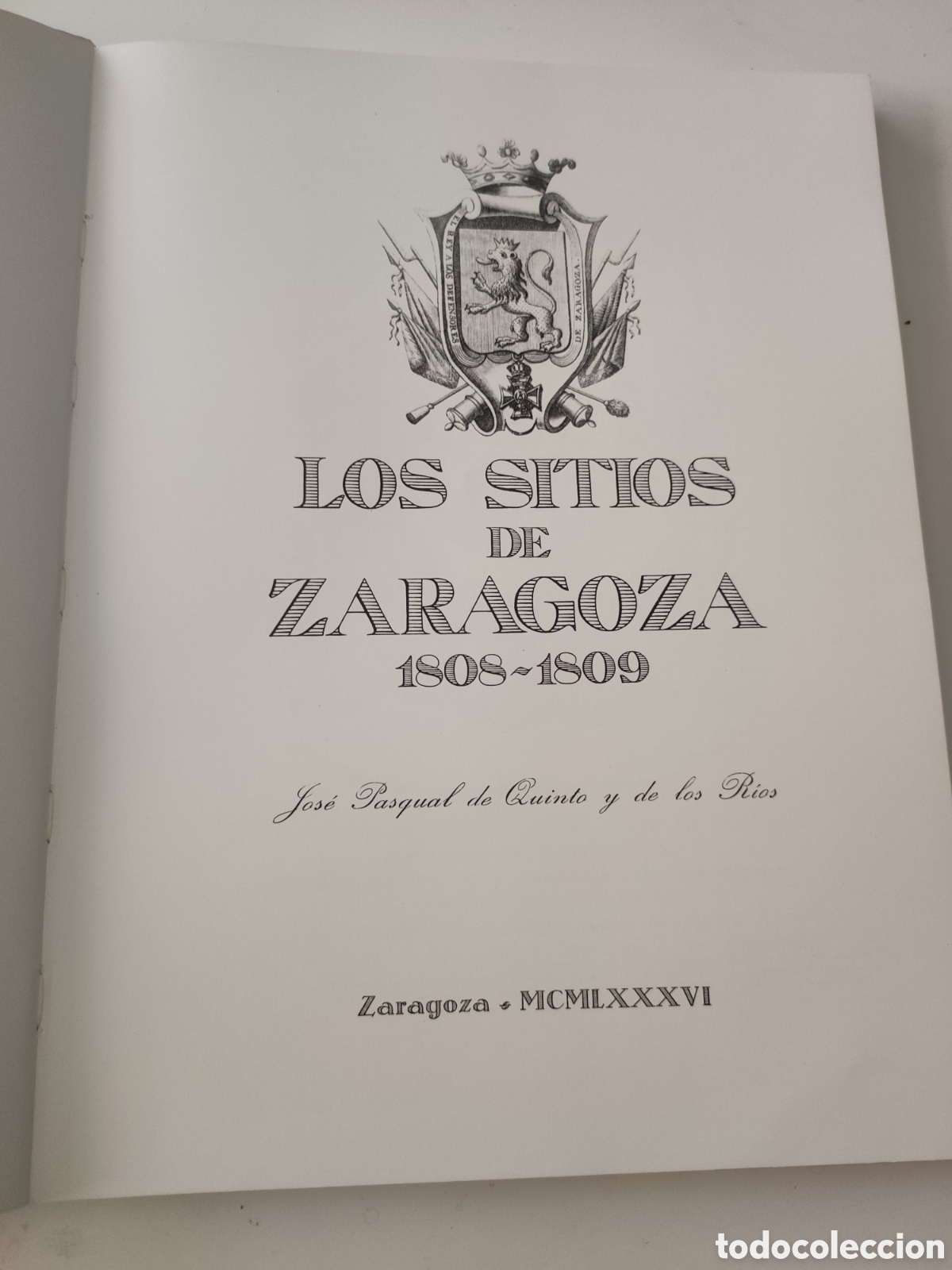 Libros de segunda mano: Los sitios de Zaragoza. 1808-1809. - Foto 3