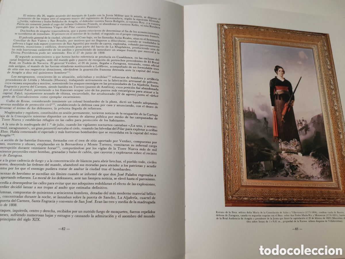 Libros de segunda mano: Los sitios de Zaragoza. 1808-1809. - Foto 8