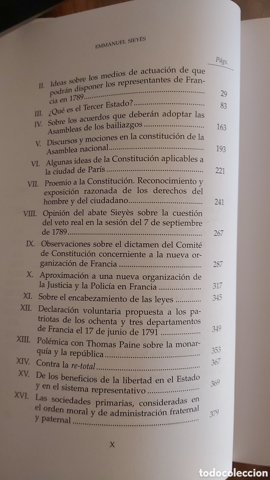 Libros de segunda mano: ESCRITOS Y DISCURSOS DE LA REVOLUCI&Oacute;N / E. SIEY&Egrave;S - Foto 3