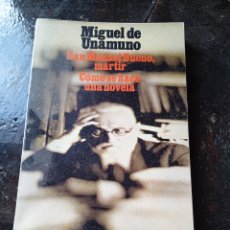 Libros de segunda mano: MIGUEL DE UNAMUNO.