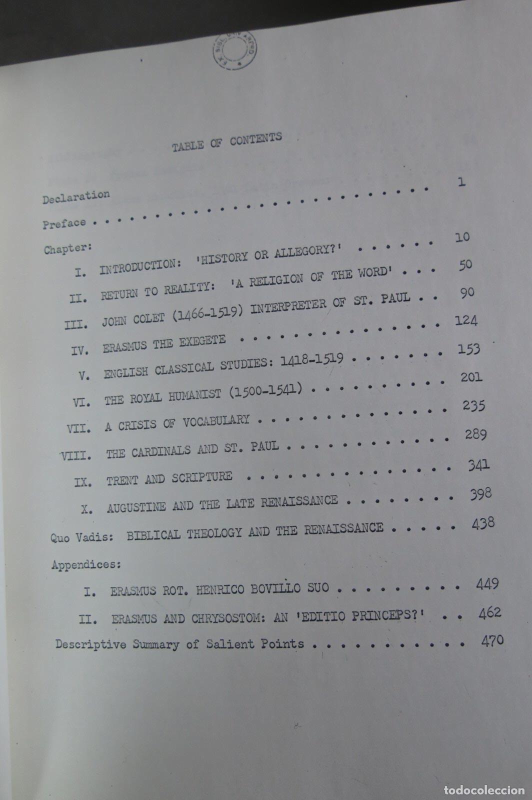 Libros de segunda mano: BIBLICAE HUMANISM AND CATHOLIC REFORM. - Foto 2