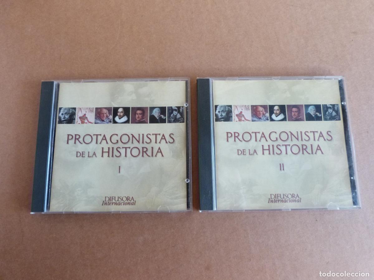 Libros de segunda mano: Complemento al libro Protagonistas de la Historia 2 CD Rom I y II - Difusora Internacional - Foto 1