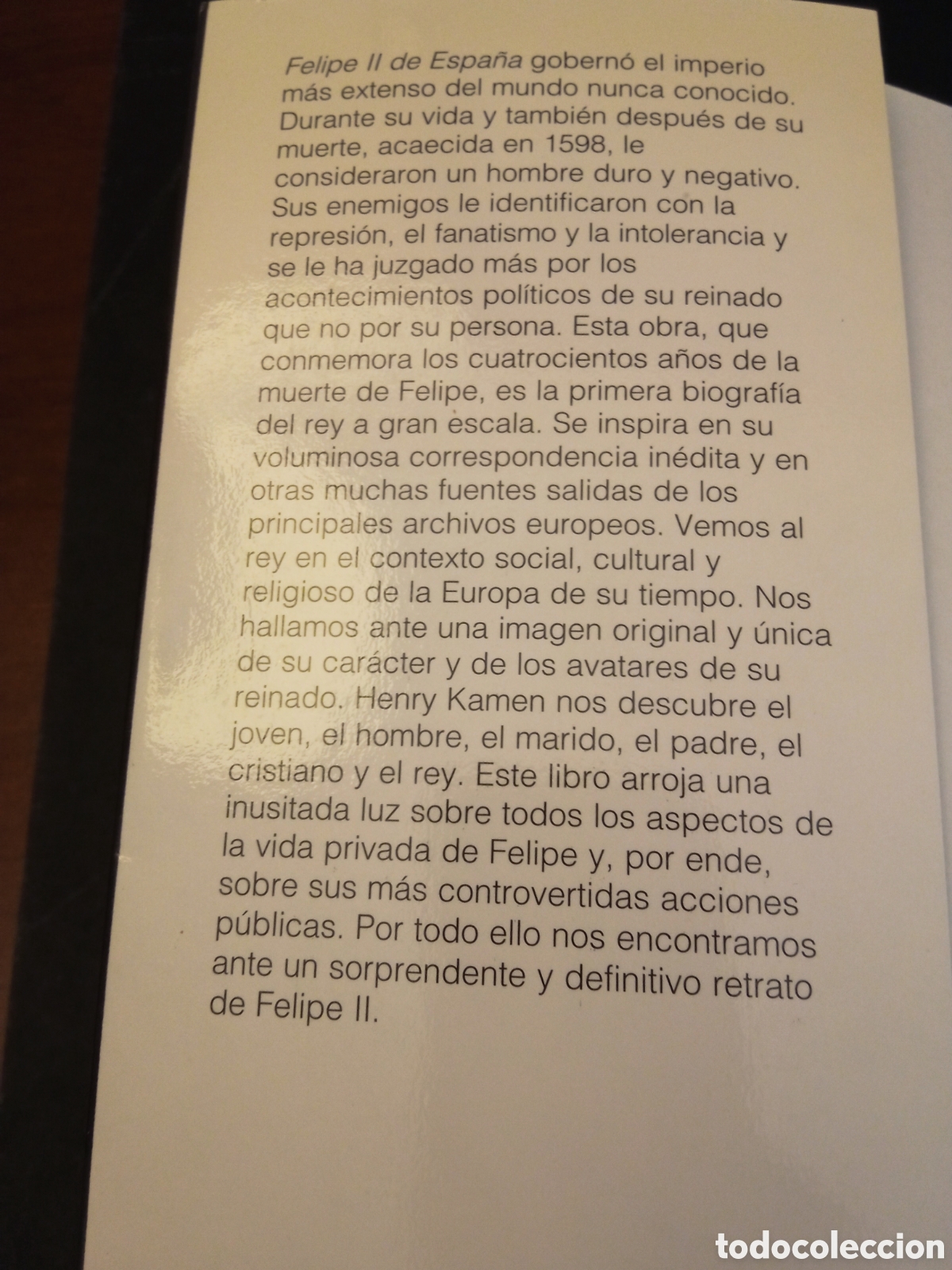 Libros de segunda mano: Felipe de Espa&ntilde;a de Henry Kamen - Foto 2