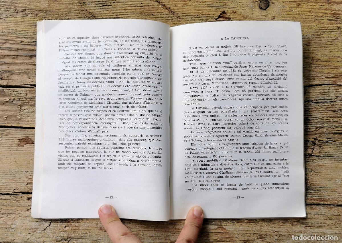 Libros de segunda mano: CHOPIN A MALLORCA. LLUIS RIPOLL. 1983 - Foto 2