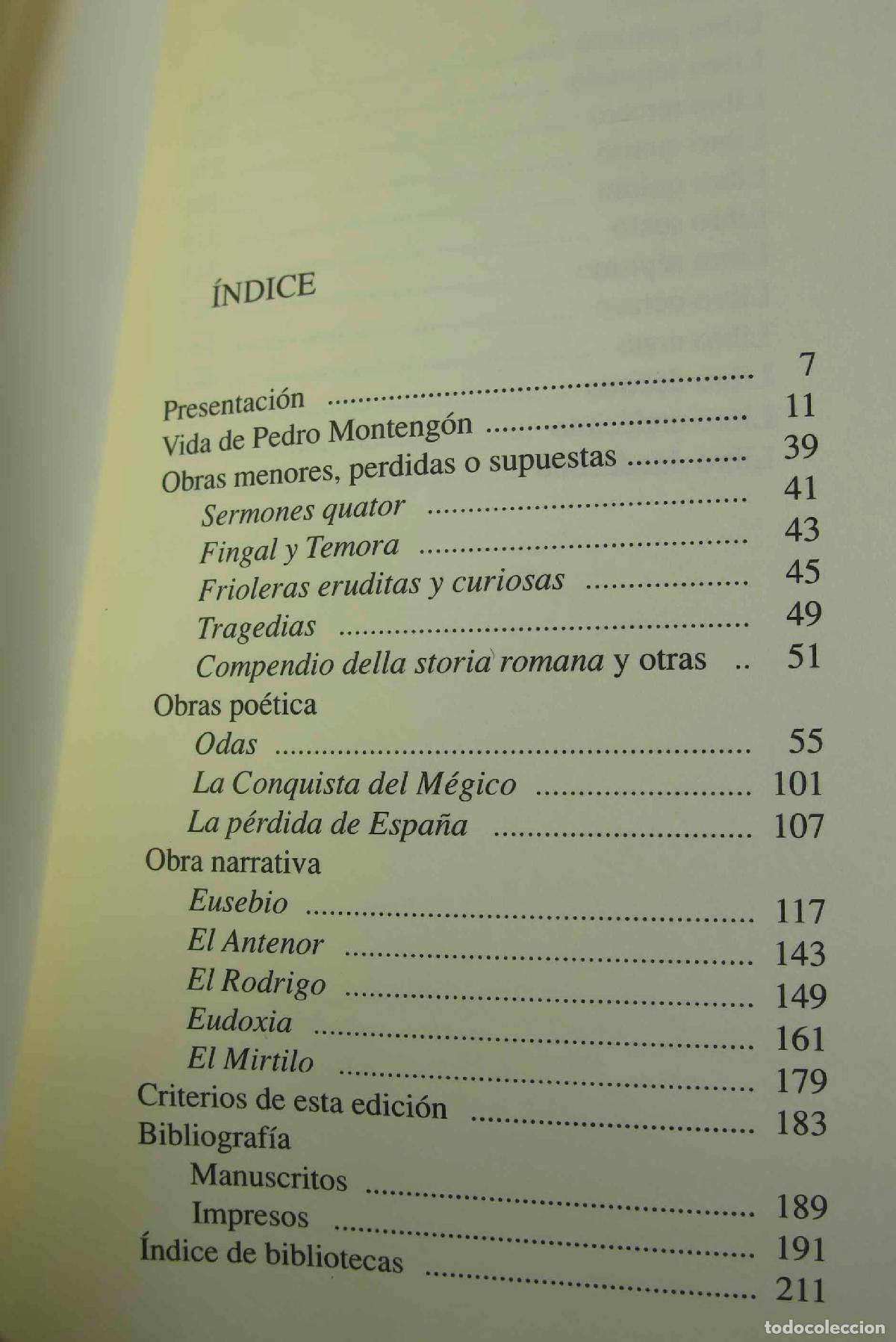 Libros de segunda mano: EL RODRIGO. MONTENGON. 2 TOMOS - Foto 2