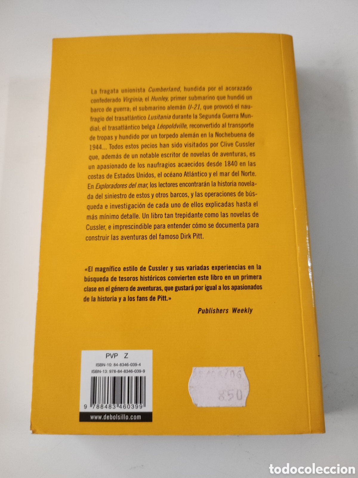 Libros de segunda mano: EXPLORADORES DEL MAR -C Cussler y C Dirgo - Foto 2