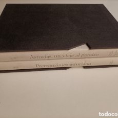 Libros de segunda mano: ASTURIAS, UN VIAJE AL PARAÍSO Y PRERROMÁNICO TEMAS ASTURIANOS ROMÁNICO