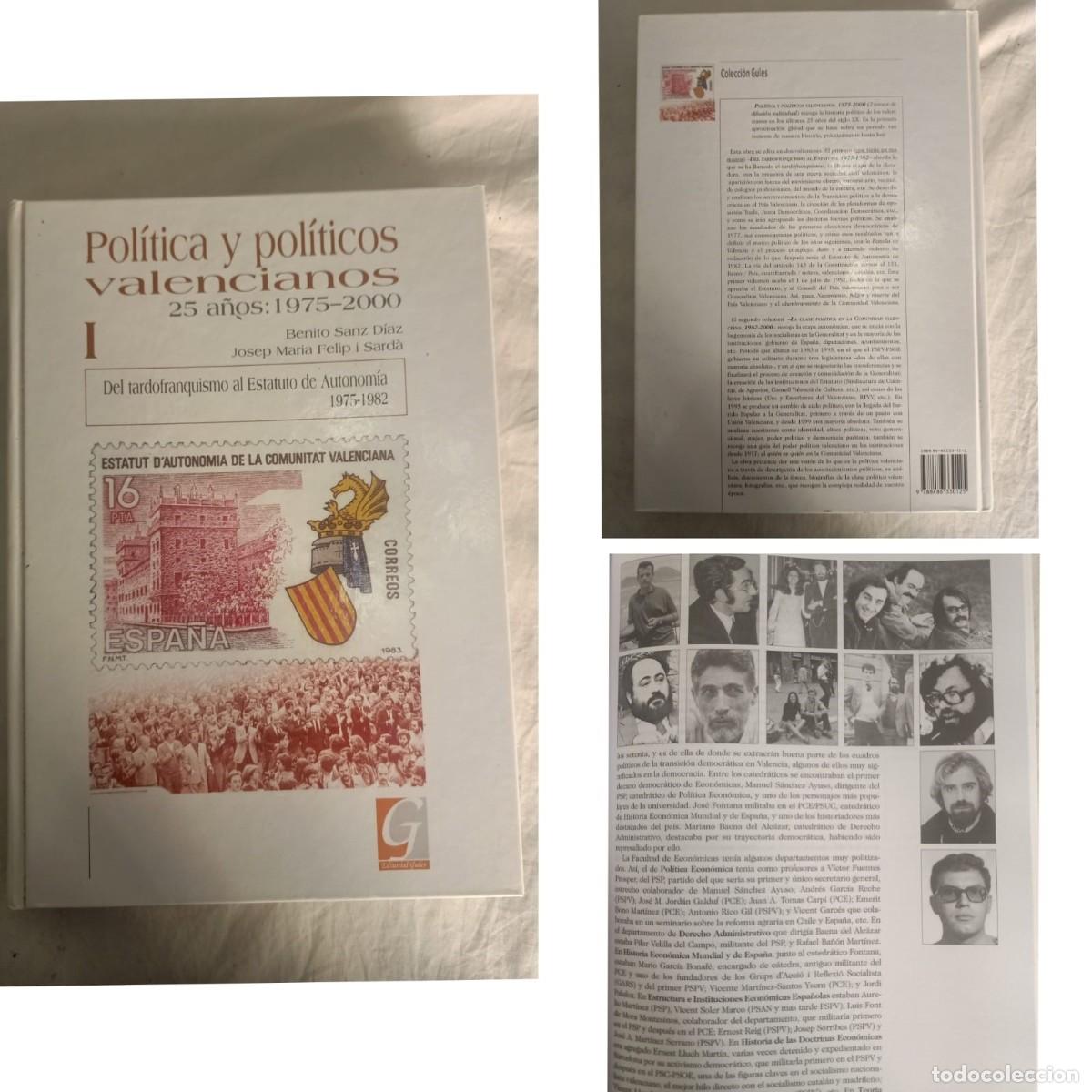 Livros em segunda m&atilde;o: POL&Iacute;TICA Y POL&Iacute;TICOS VALENCIANOS 25 A&Ntilde;OS: 1975-2000. VOL I.
