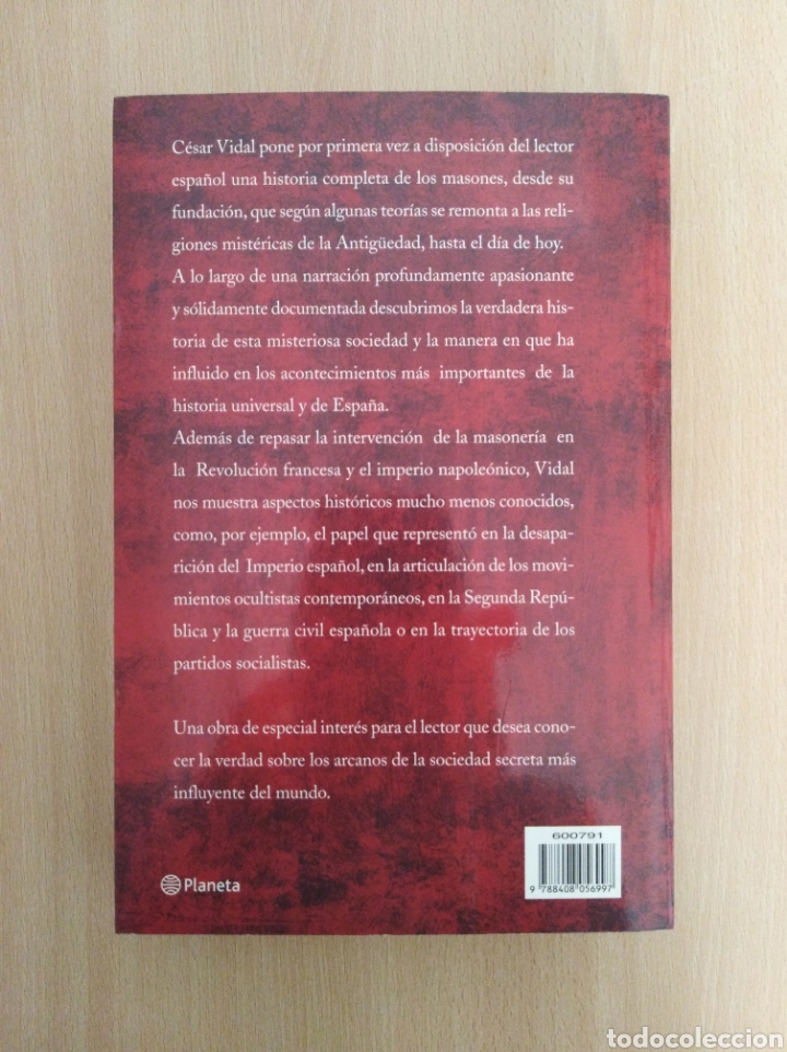 Libros de segunda mano: LOS MASONES. C&eacute;sar Vidal - Foto 2
