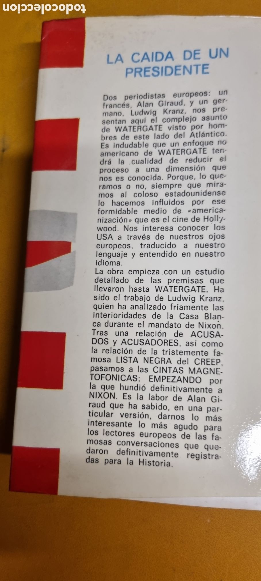 Libros de segunda mano: LA CAIDA DE UN PRESIDENTE (WATERGATE) - Foto 8