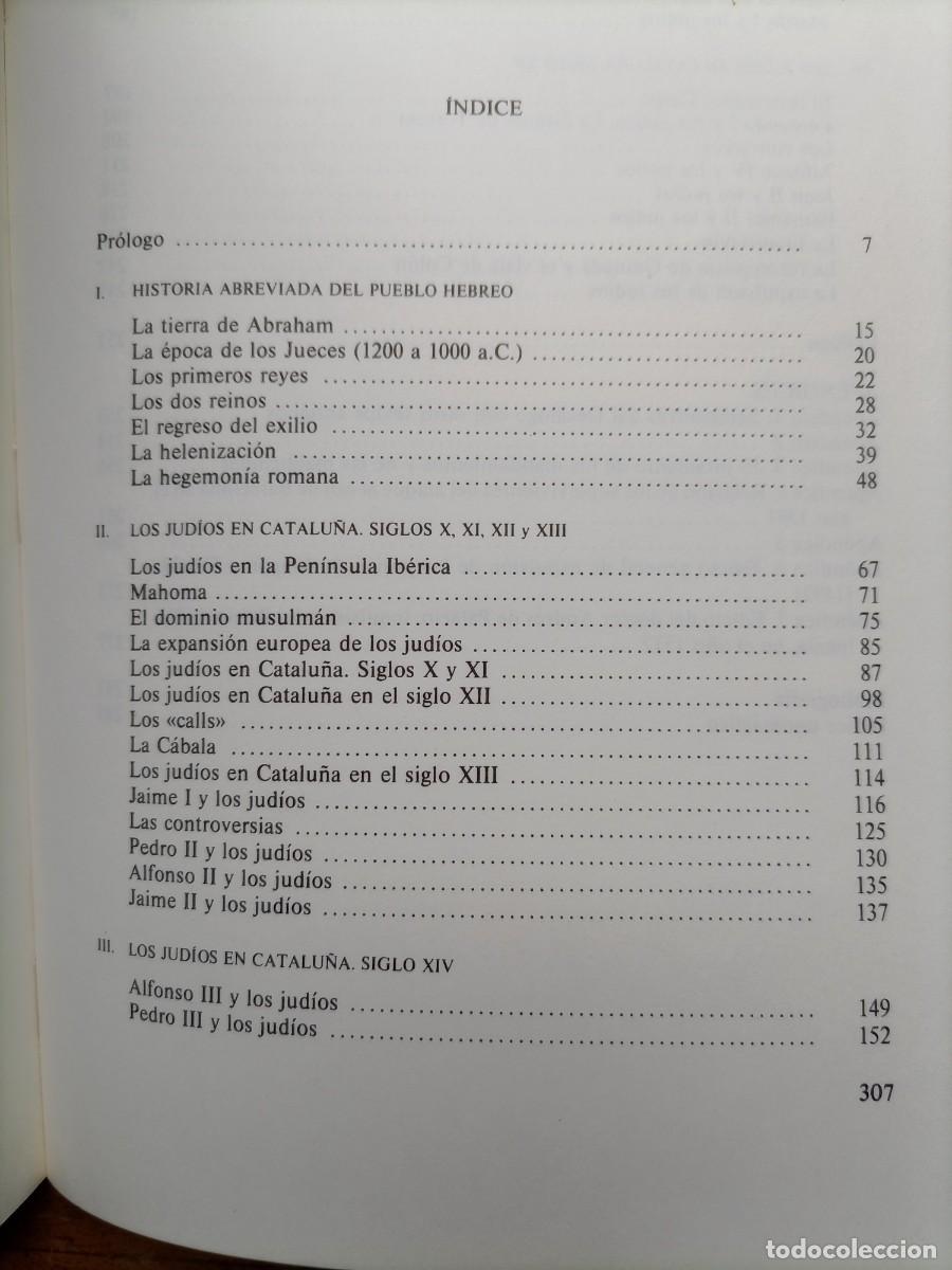Libros de segunda mano: Los jud&iacute;os en Catalu&ntilde;a - Foto 4