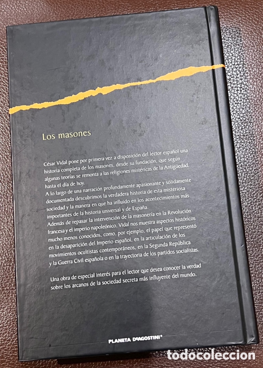 Libros de segunda mano: Libro. Cesar Vidal. &ldquo;Los Masones&rdquo;. 2005. - Foto 2