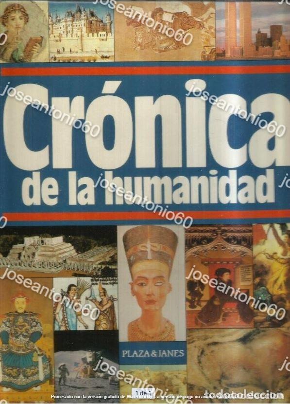 Libros de segunda mano: Cr&oacute;nicas de la Humanidad. Publicado en 1987 - Foto 1