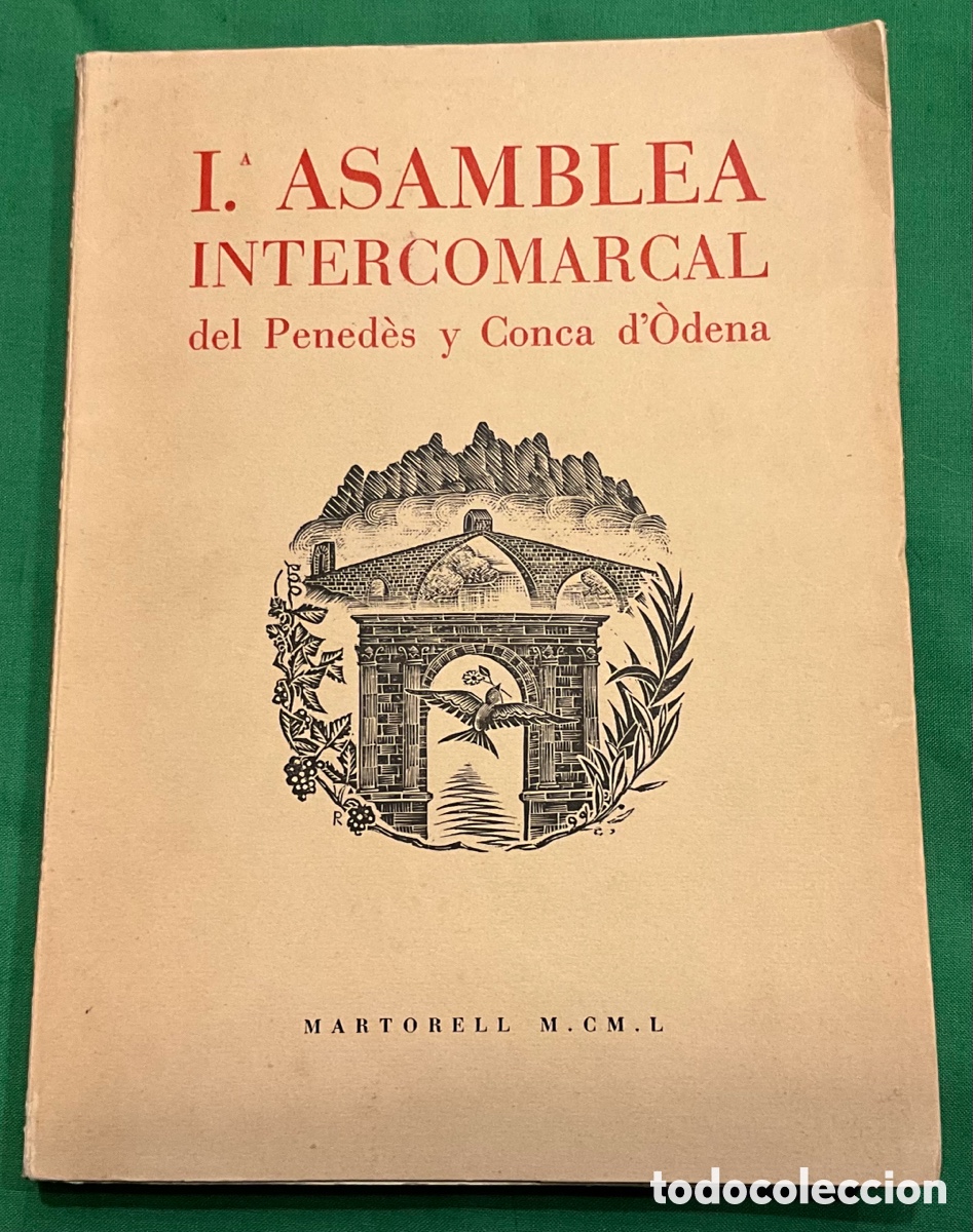 Libros de segunda mano: L&rsquo;ASAMBLEA INTERCOMARCAL del Pened&egrave;s y Conca d&rsquo;&Ograve;dena - Foto 1