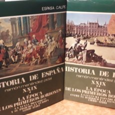 Libros de segunda mano: HISTORIA DE ESPAÑA RAMON MENÉNDEZ PIDAL XXIX 2 TOMOS 1987 Y TOMO 2 PRECINTADO A ESTRENAR. LA ÉPOCA D