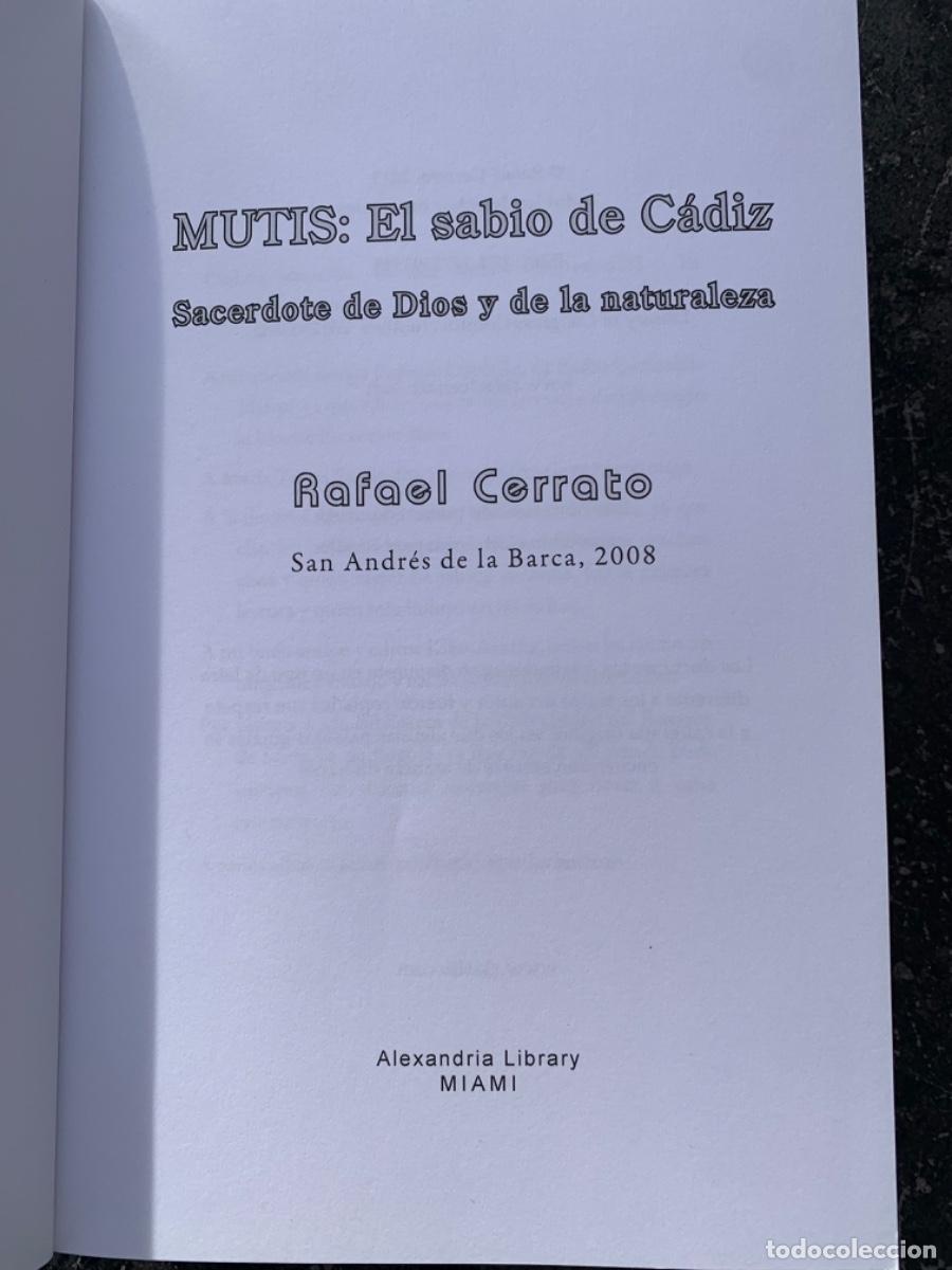 Libros de segunda mano: Mutis el sabio de C&aacute;diz (Bols 8) - Foto 3