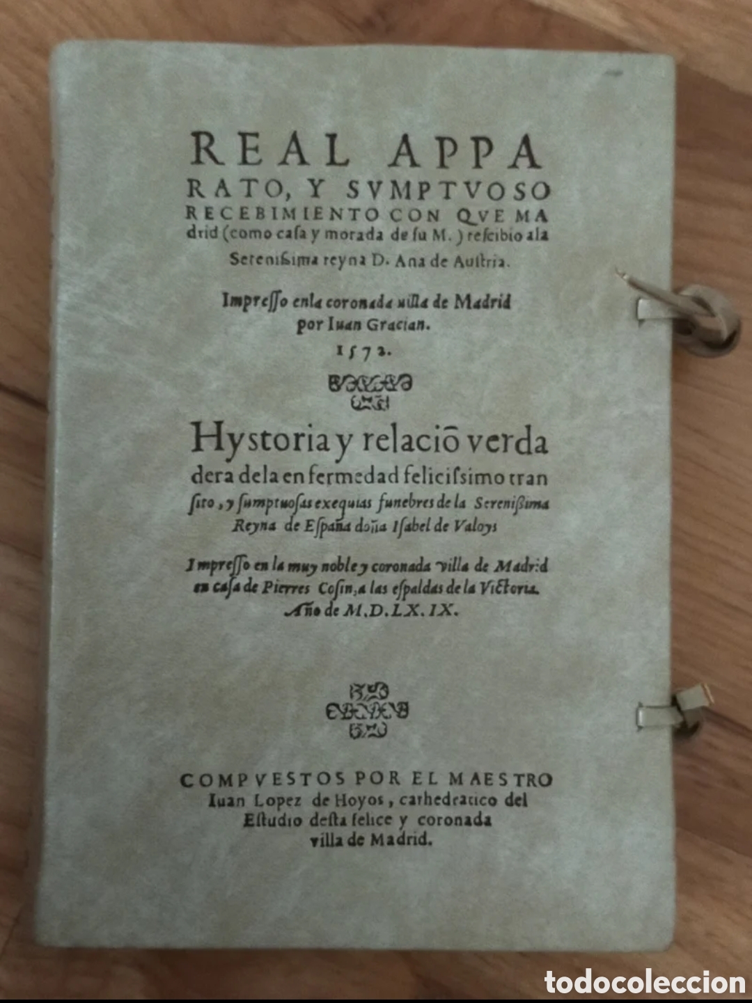 Libros de segunda mano: FACS&Iacute;MIL ANA DE AUSTRIA E ISABEL DE VALOYS - LIBRO COLECCI&Oacute;N HISTORIA