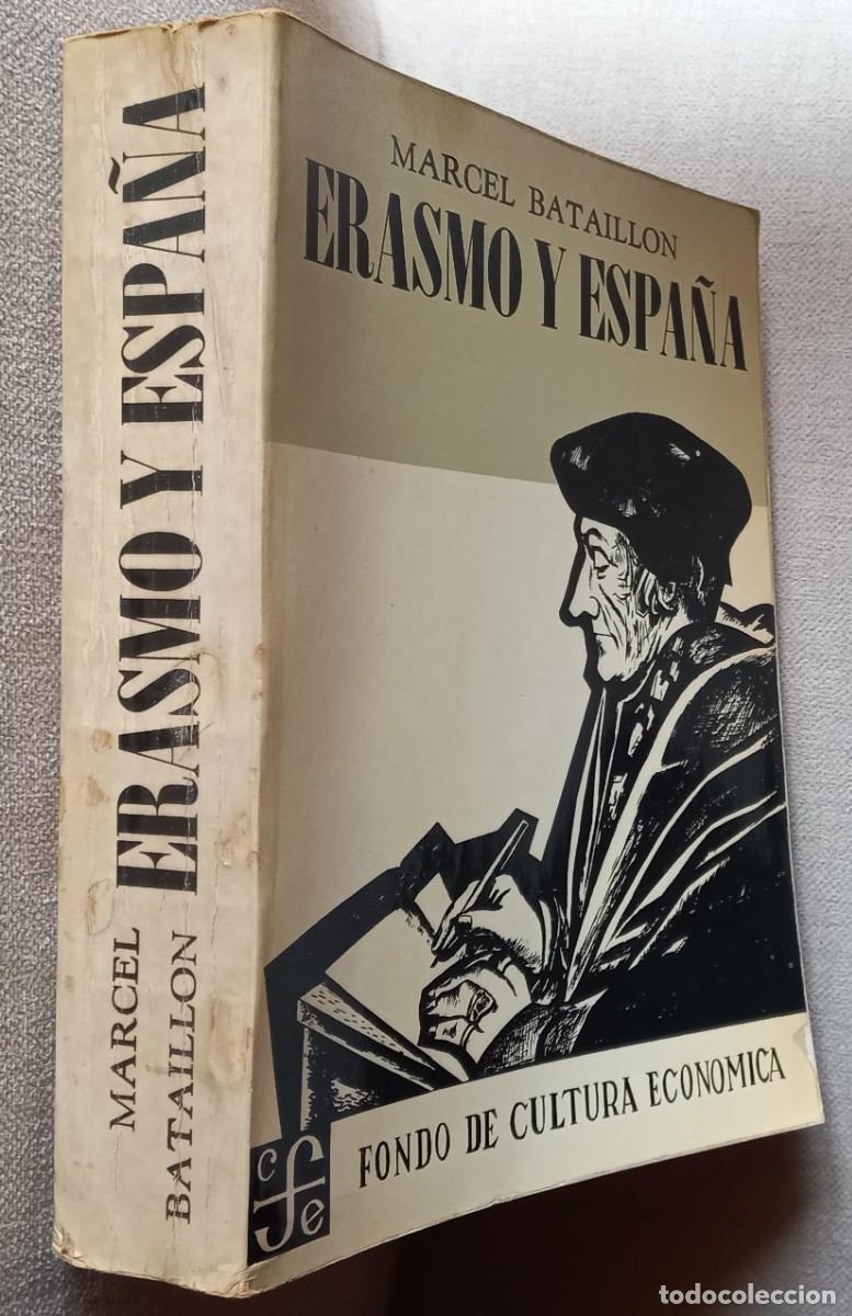 Libros de segunda mano: Erasmo y Espa&ntilde;a - Foto 2