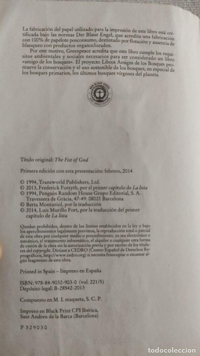 Libros de segunda mano: EL PU&Ntilde;O DE DIOS. - Foto 3