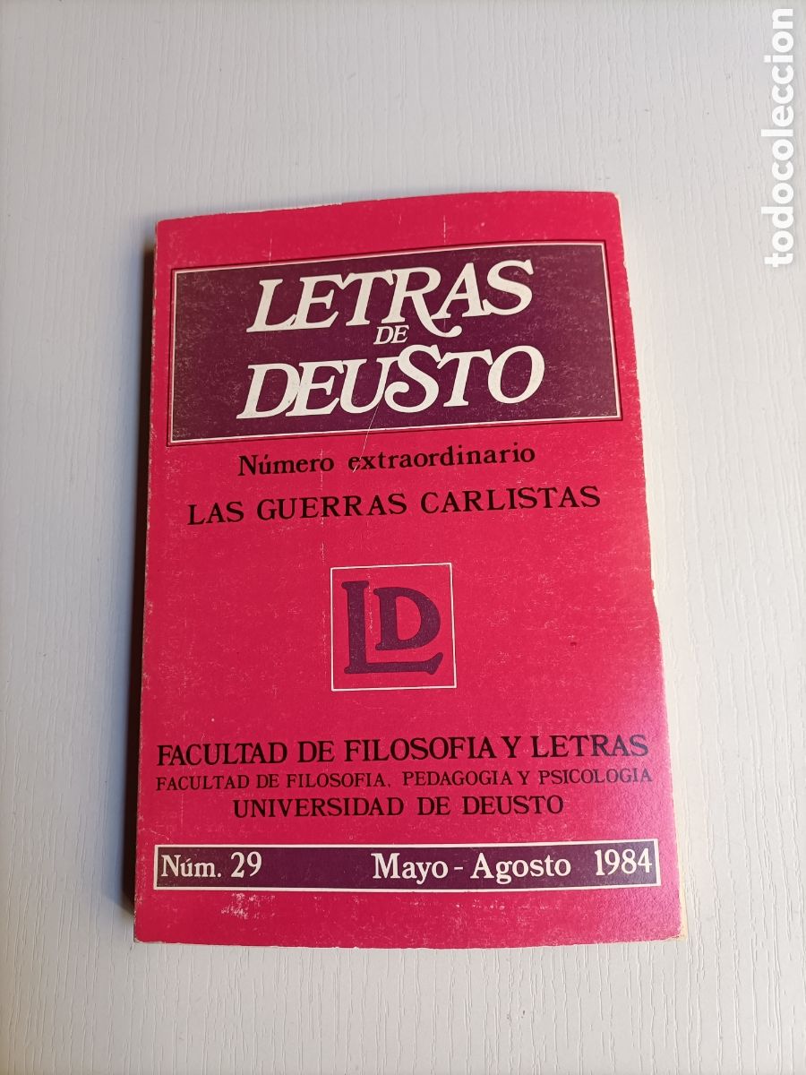 Libri di seconda mano: Las guerras carlistas. Letras de Deusto n&uacute;mero extraordinario 1984