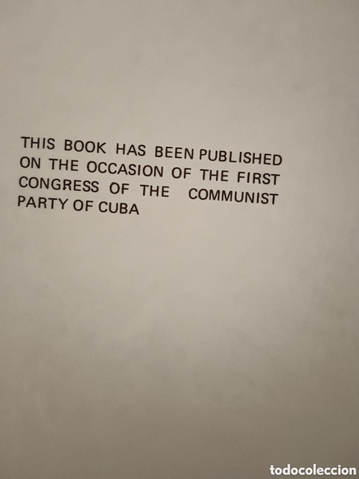 Libros de segunda mano: Fidel Castro, la historia me absolver&aacute;, 1975 versi&oacute;n en Ingl&eacute;s - Foto 2