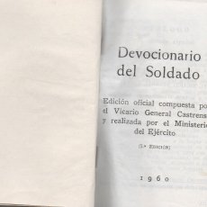 Libros de segunda mano: LIBRO-DEVOCIONARIO DEL SOLDADO-VER MAS FOTOS-MADRID 1.960