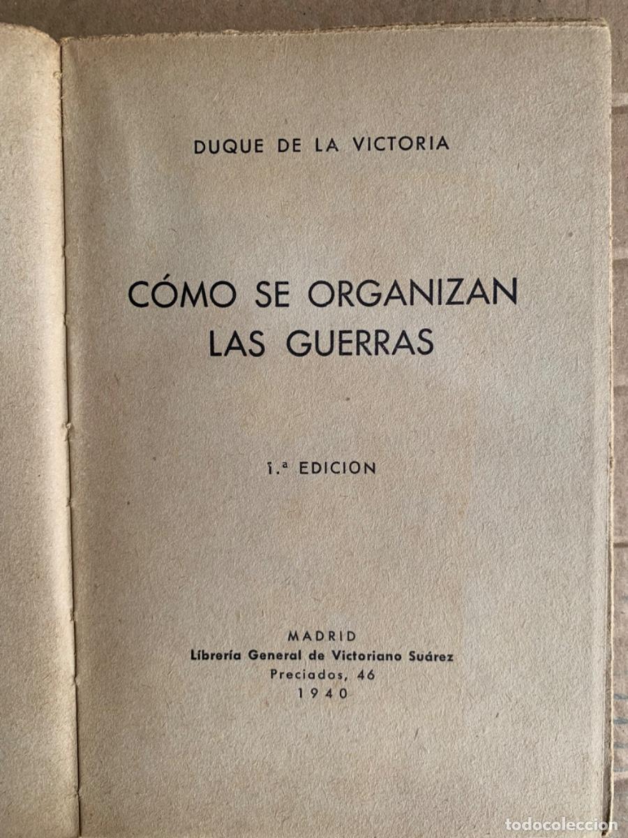 Libros de segunda mano: Como se organizan las guerras (Bols 12) - Foto 2