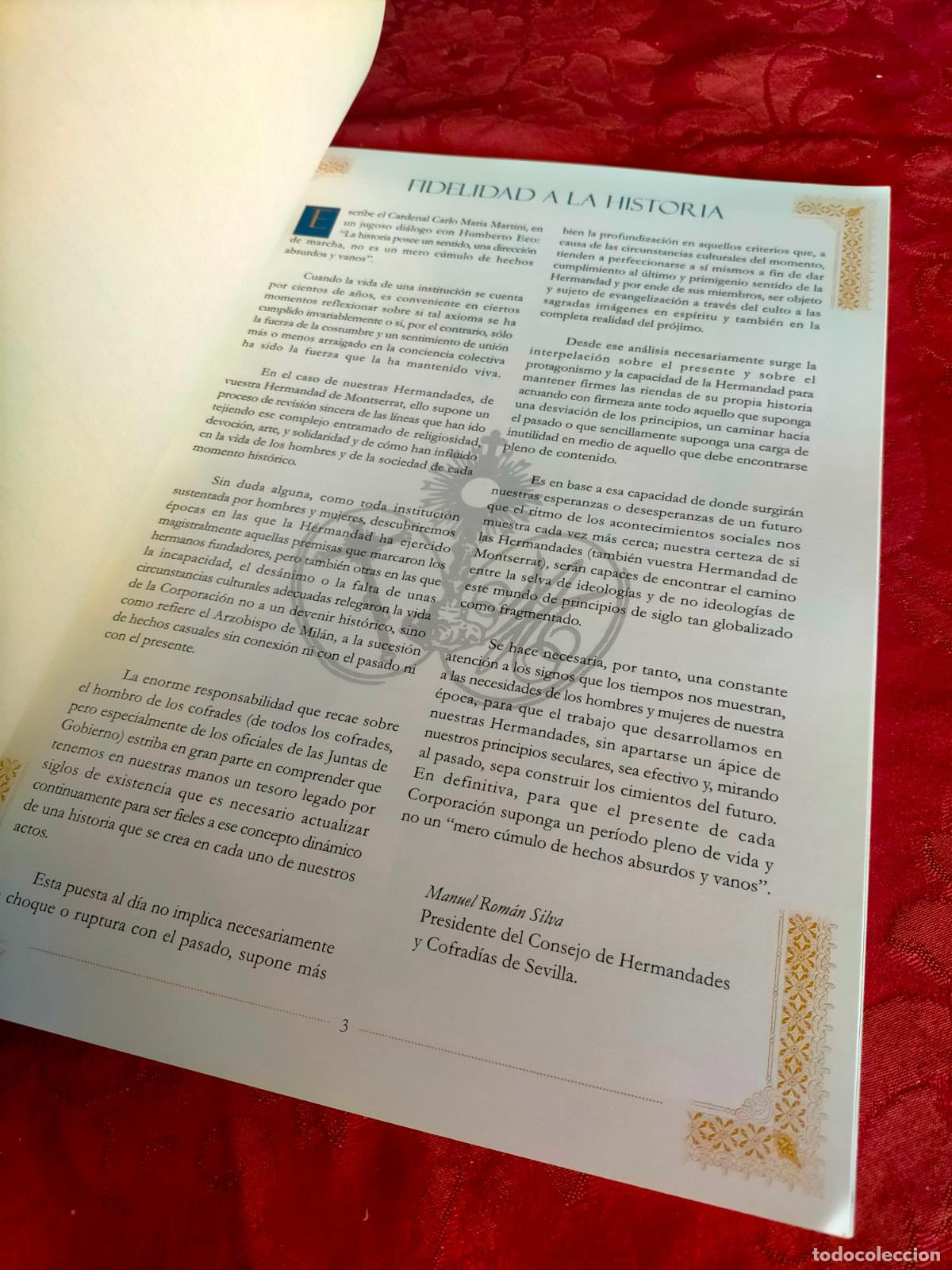 Libros de segunda mano: Montserrat libro IV centenario Sevilla 1601-2001 - Foto 2