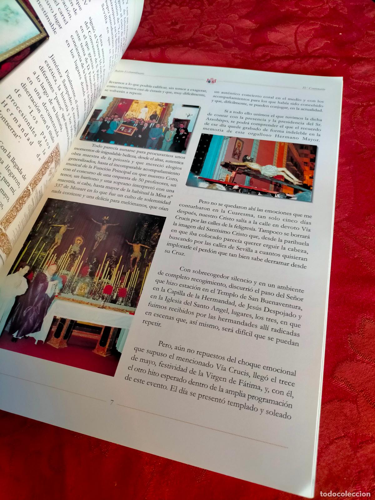 Libros de segunda mano: Montserrat libro IV centenario Sevilla 1601-2001 - Foto 3