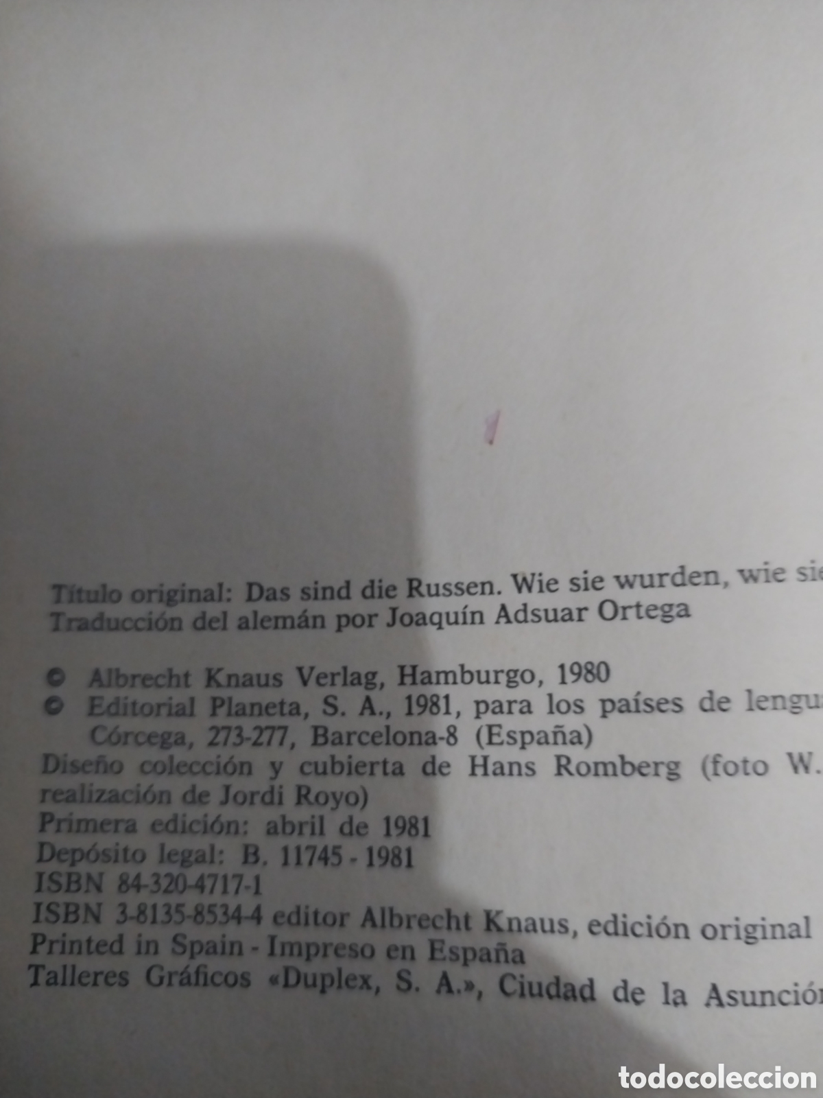 Libros de segunda mano: LOS RUSOS DE HOY a&ntilde;o 1981 - Foto 2