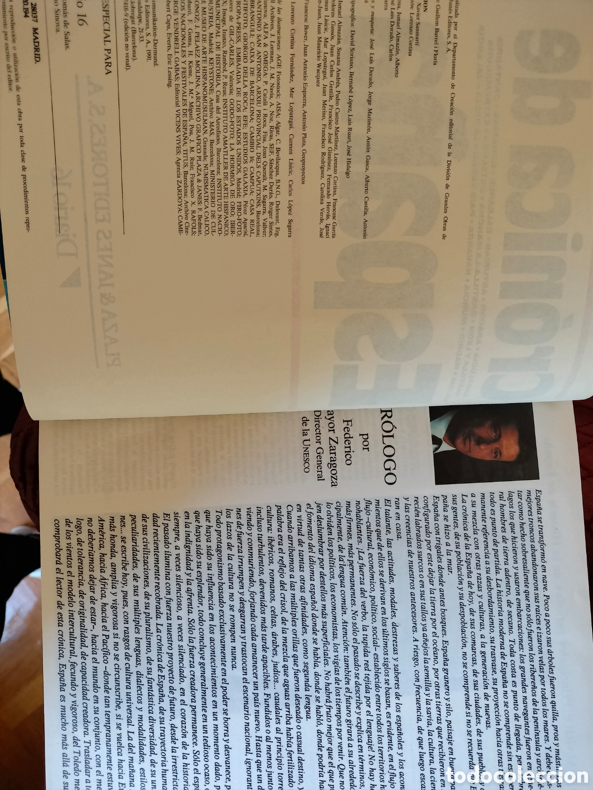 Libros de segunda mano: Libro Cr&oacute;nica de Espa&ntilde;a - Foto 2