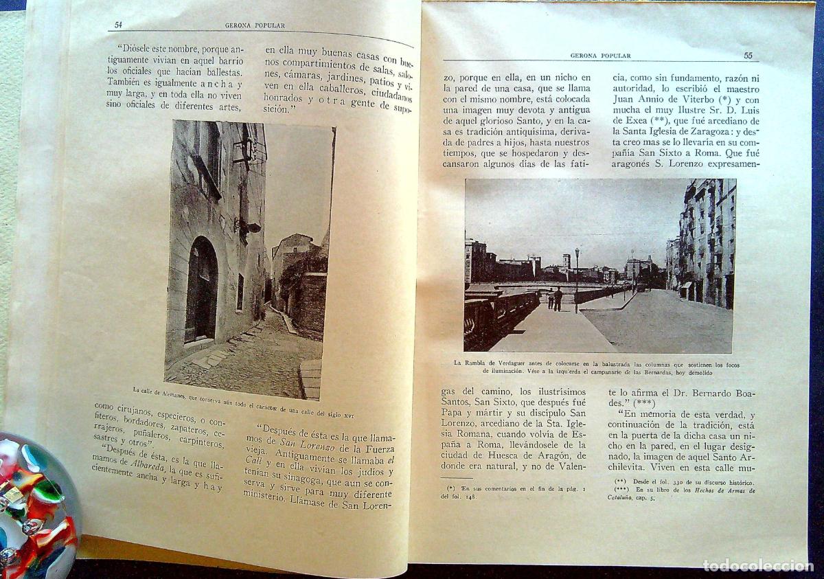 Libros de segunda mano: GERONA POPULAR - PLA CARGOL, JOAQU&Iacute;N - 1944 - Foto 9