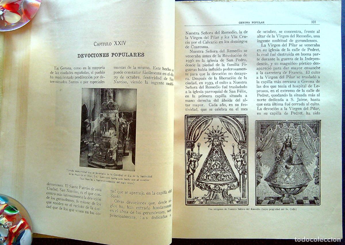 Libros de segunda mano: GERONA POPULAR - PLA CARGOL, JOAQU&Iacute;N - 1944 - Foto 10