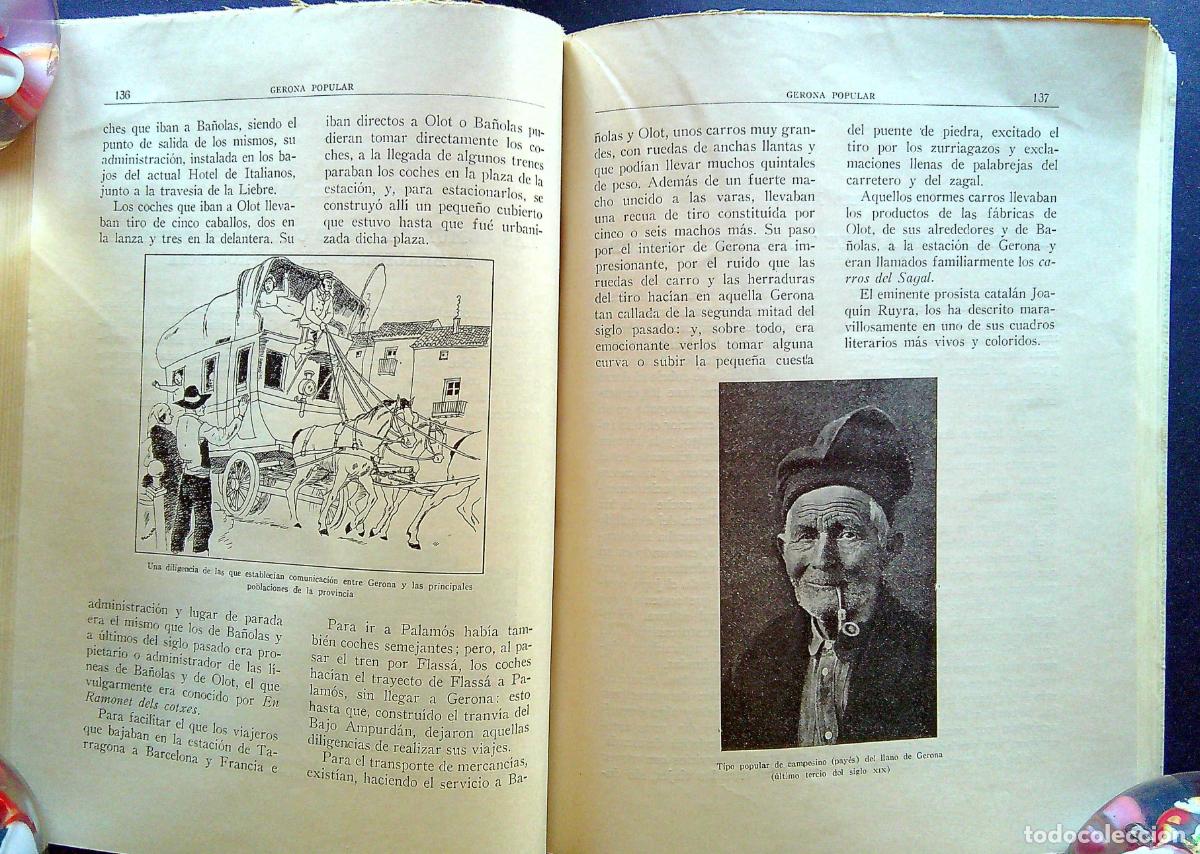 Libros de segunda mano: GERONA POPULAR - PLA CARGOL, JOAQU&Iacute;N - 1944 - Foto 11