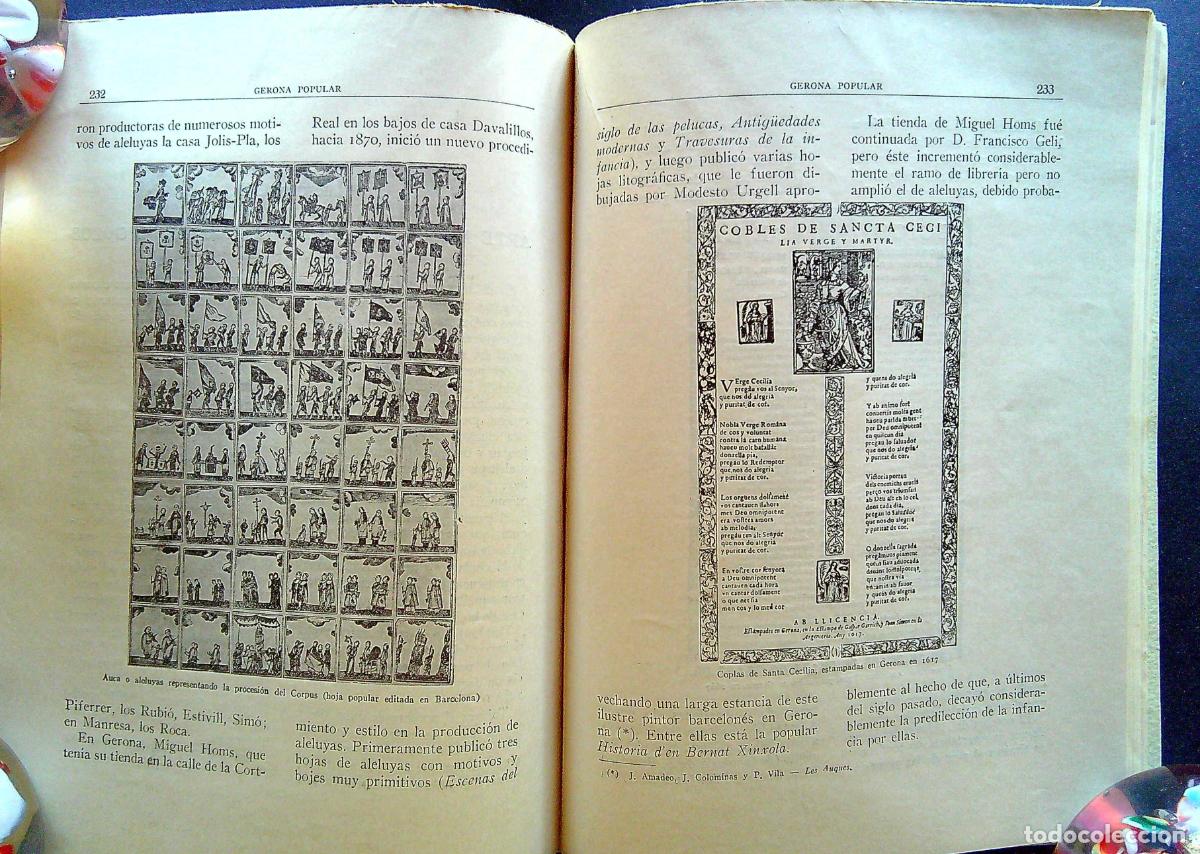 Libros de segunda mano: GERONA POPULAR - PLA CARGOL, JOAQU&Iacute;N - 1944 - Foto 13