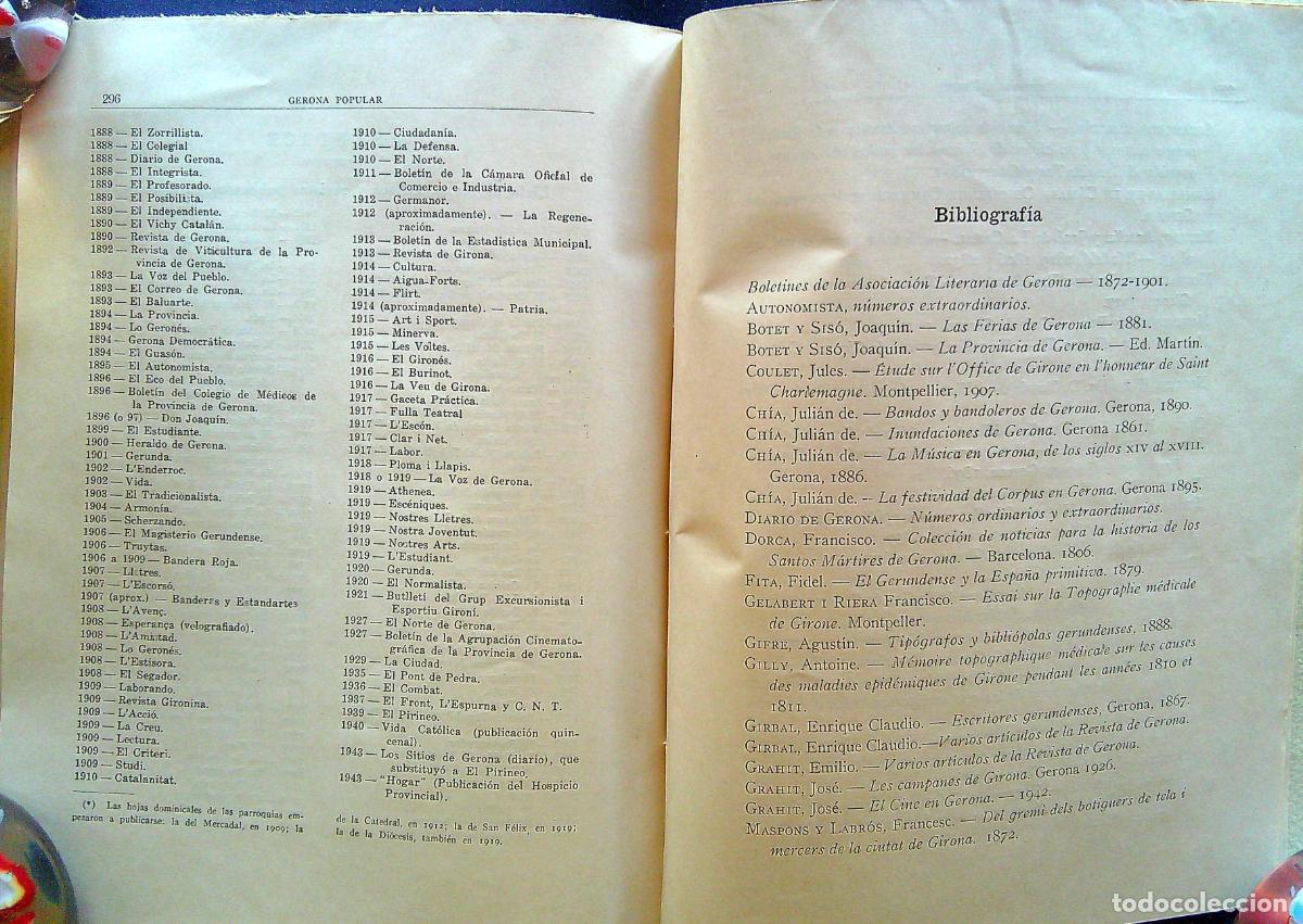 Libros de segunda mano: GERONA POPULAR - PLA CARGOL, JOAQU&Iacute;N - 1944 - Foto 16